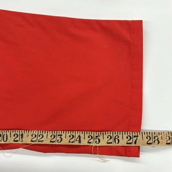 Jones New York Signature Stretch Jeans Orange 5 Pocket Zip Fall Neutral Cotton - Picture 8 of 8